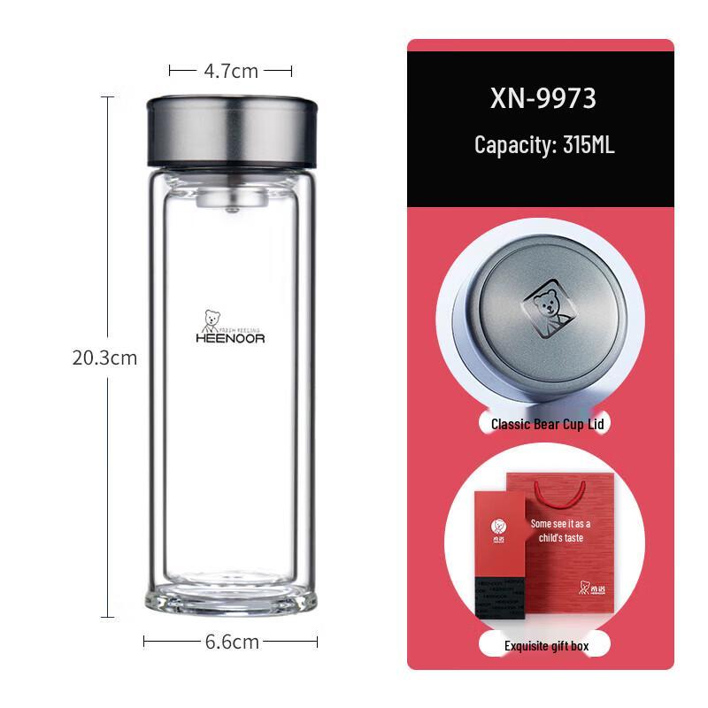 Подарочный набор: Стеклянный стакан Xino и ручка Parker