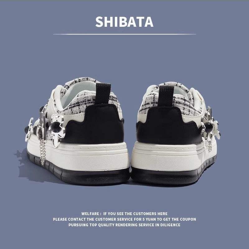 2025 Trendy Women's Casual White Sneakers - New Chinese Style, Versatile Niche Sports Shoes for Students