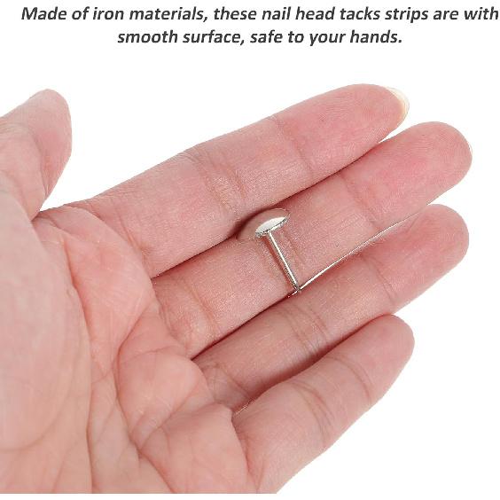 

Furniture Decorative Nails, Furniture Tacks Vintage Chairs Decor Carpet Tack Strip Upholstery Tacks Nailhead Trim Iron Upholstery Tack Strip Silver