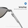 AORON Metal Frame Photochromic Polarized Sunglasses UV400 Anti Glare Sports Driving Fishing Glasses