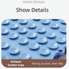 Silicone Shower Foot Scrubber With Suction Cups Shower Foot Washer Bath Massager  Bath Time