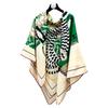 2025 Luxurious Mulberry Silk Square Scarf - Versatile Sunscreen Shawl for Air-Conditioned Rooms