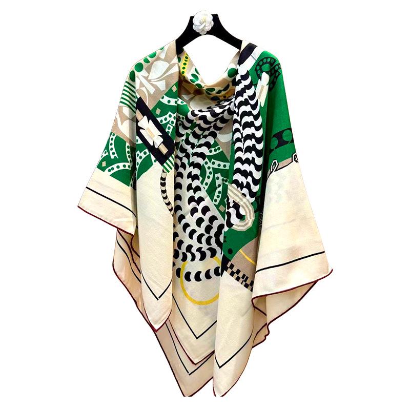 2025 Luxurious Mulberry Silk Square Scarf - Versatile Sunscreen Shawl for Air-Conditioned Rooms