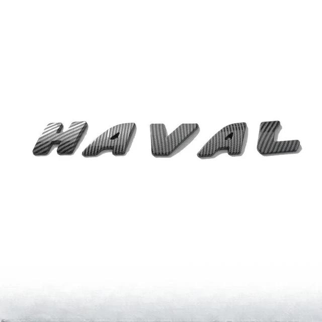 for Haval H6 GT logo Car Front Network Black Logo Emblems For GWM Great Wall Generation Haval H6 GT QK1