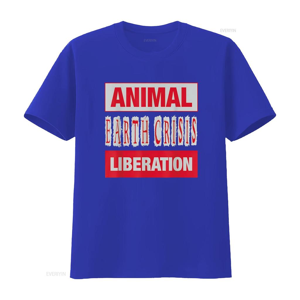 Animal Earth Crisis Liberation Rights T Shirt vintage Washed Comfortable Stylish Top For Everyday Wear Slightly fashion Casual