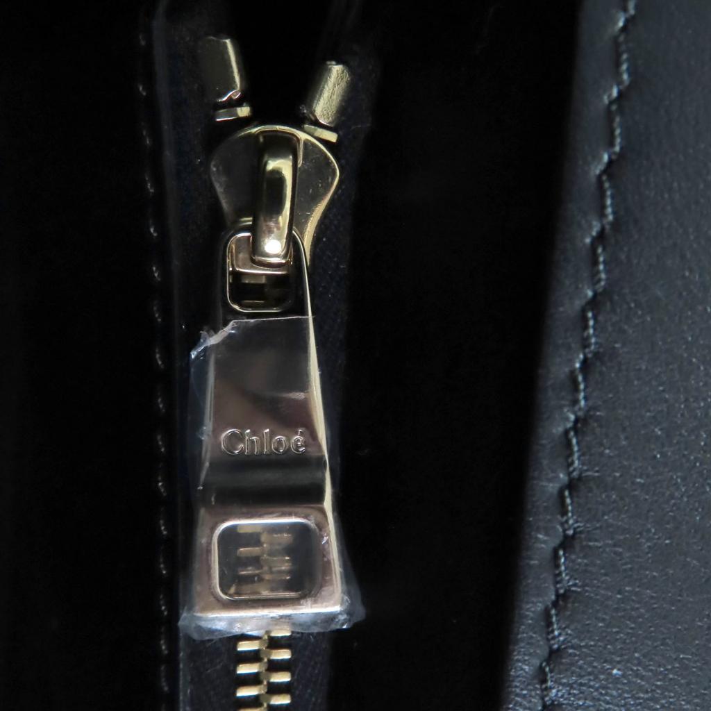 Great Chloe Shoulder Bag NACHA Black Leather Women CHC22WS122l91001 Used