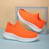 Orange Platform Couples Sock Shoes Breathable  Men's Running Shoes Comfortable Stylish  Running Sneakers Woman Tenis De Mujer