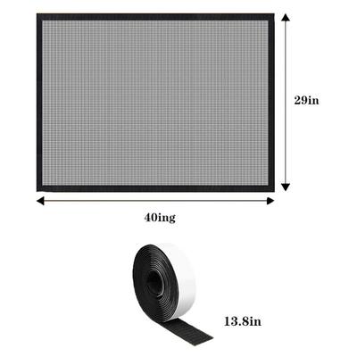 Fireplace Mesh Cover Baby Proof Barrier Living Space Easy Installation Elegant Black Woven Mesh Protective Barrier