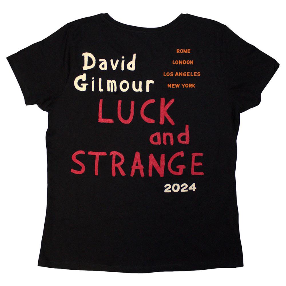 David Gilmour Womens/Ladies Back Print T-Shirt