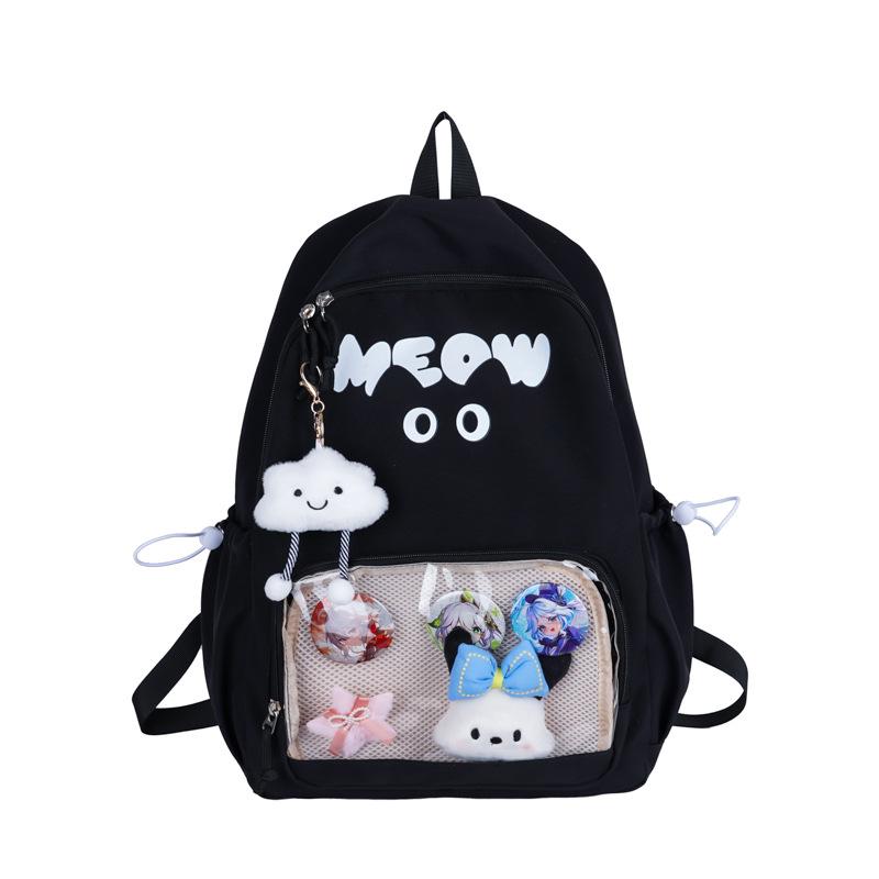 

Новый летний женский рюкзак из нейлоновой ткани, рюкзак большой вместимости, универсальный, для поездок на работу, для занятий, повседневный школьный рюкзак single pack