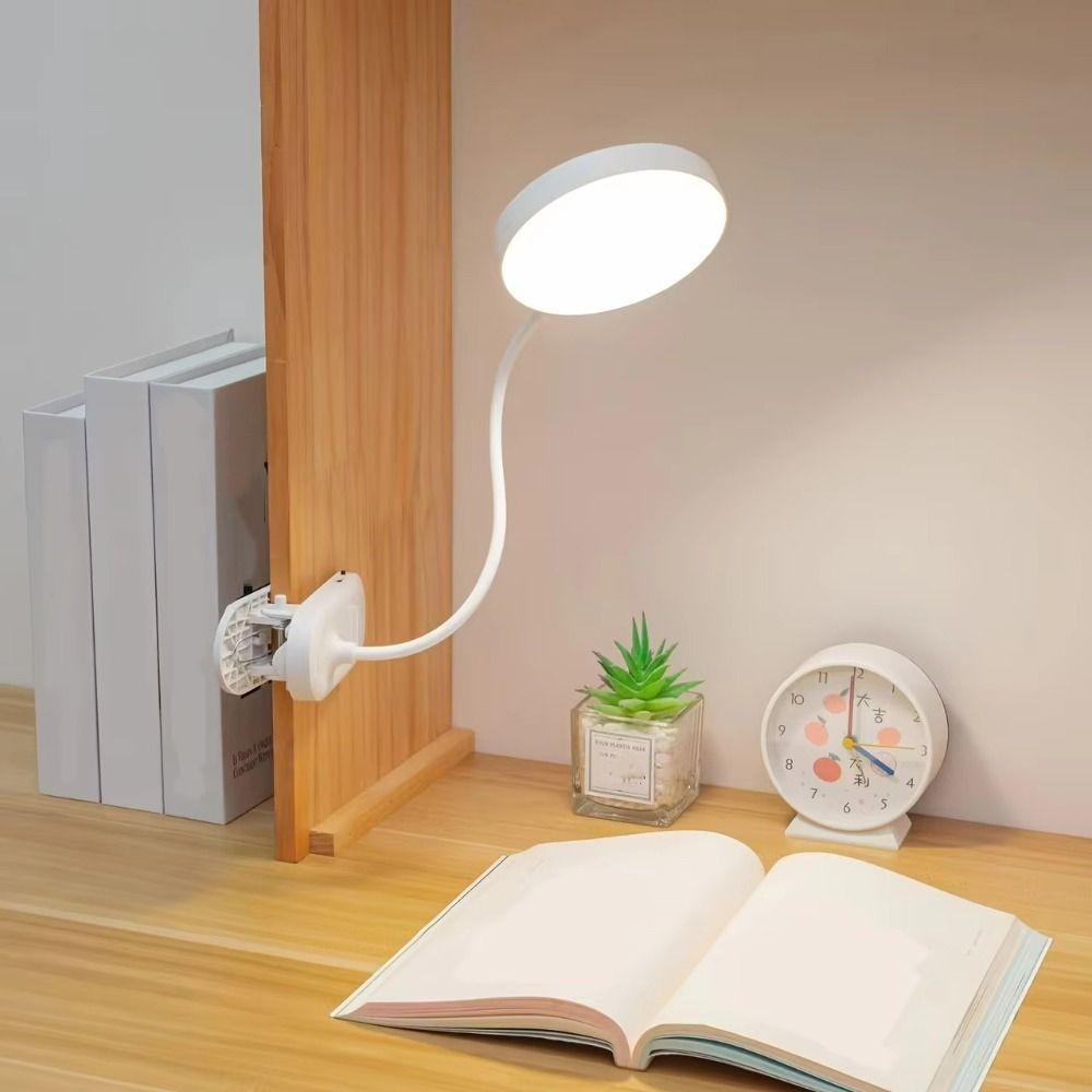 Dimming Function LED Clip Lamp Touch Control LED Desk Lamp USB Rechargeable Lamp  Bed Reading