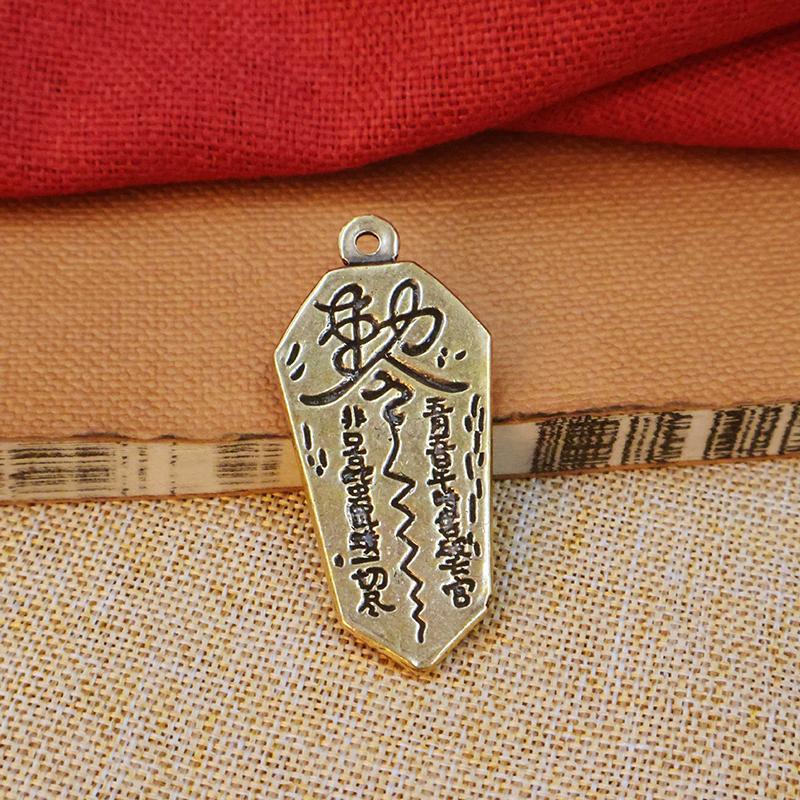 1Pcs Taoist Buddhist Masters Use Tai Chi Eight Trigrams To Bless Peace Amulets Pendants Feng Shui Spirit Brand Amulets