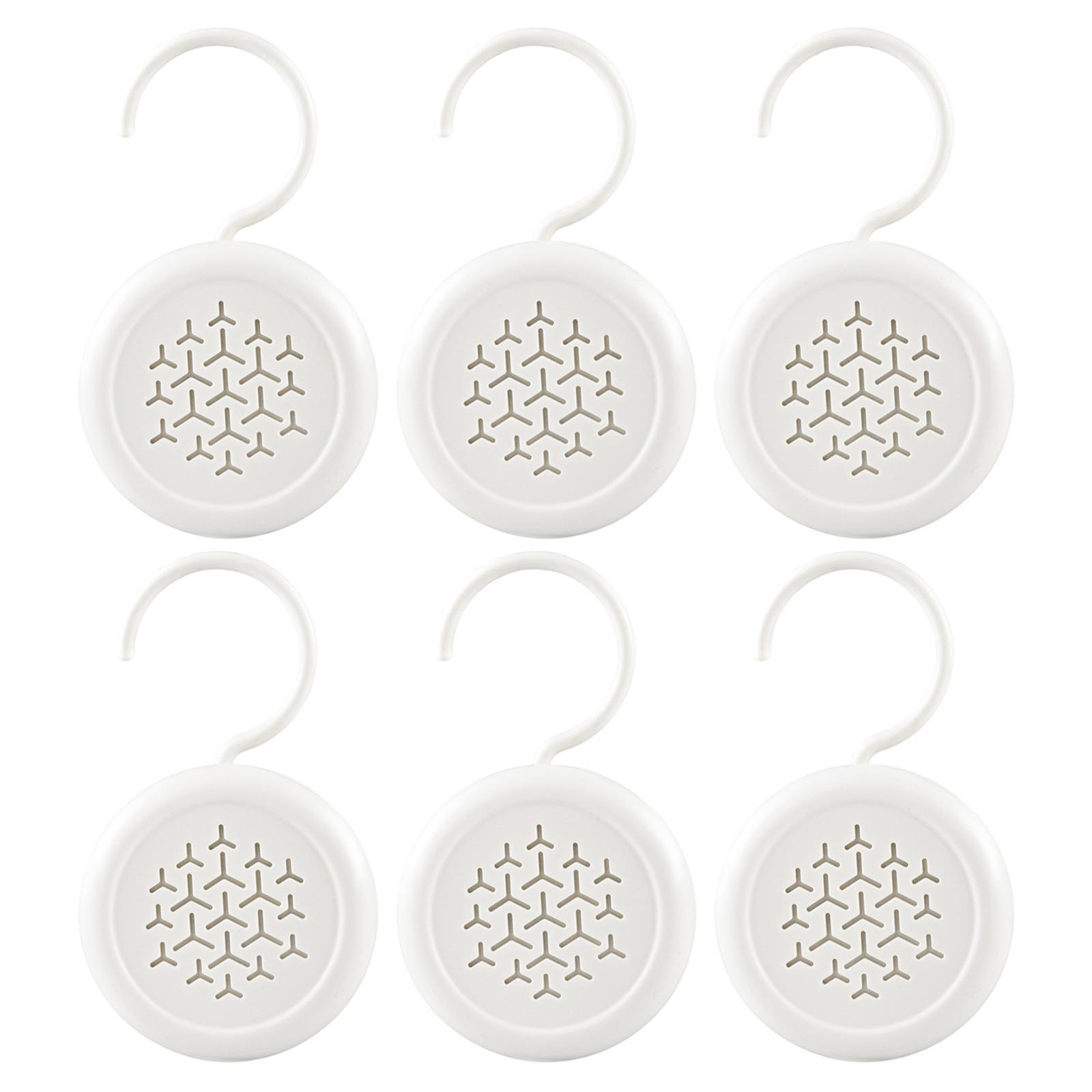 

6 шт. подвесных средств от моли для шкафов, длительного использования, защищающих от моли и плесени, безопасных для различных тканей одежды