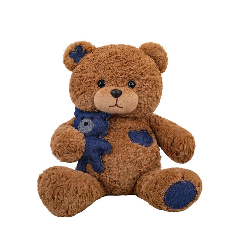 Teddy Bear Plush Toy For Kids Soft Polyester Filling Cartoon Gift For Children