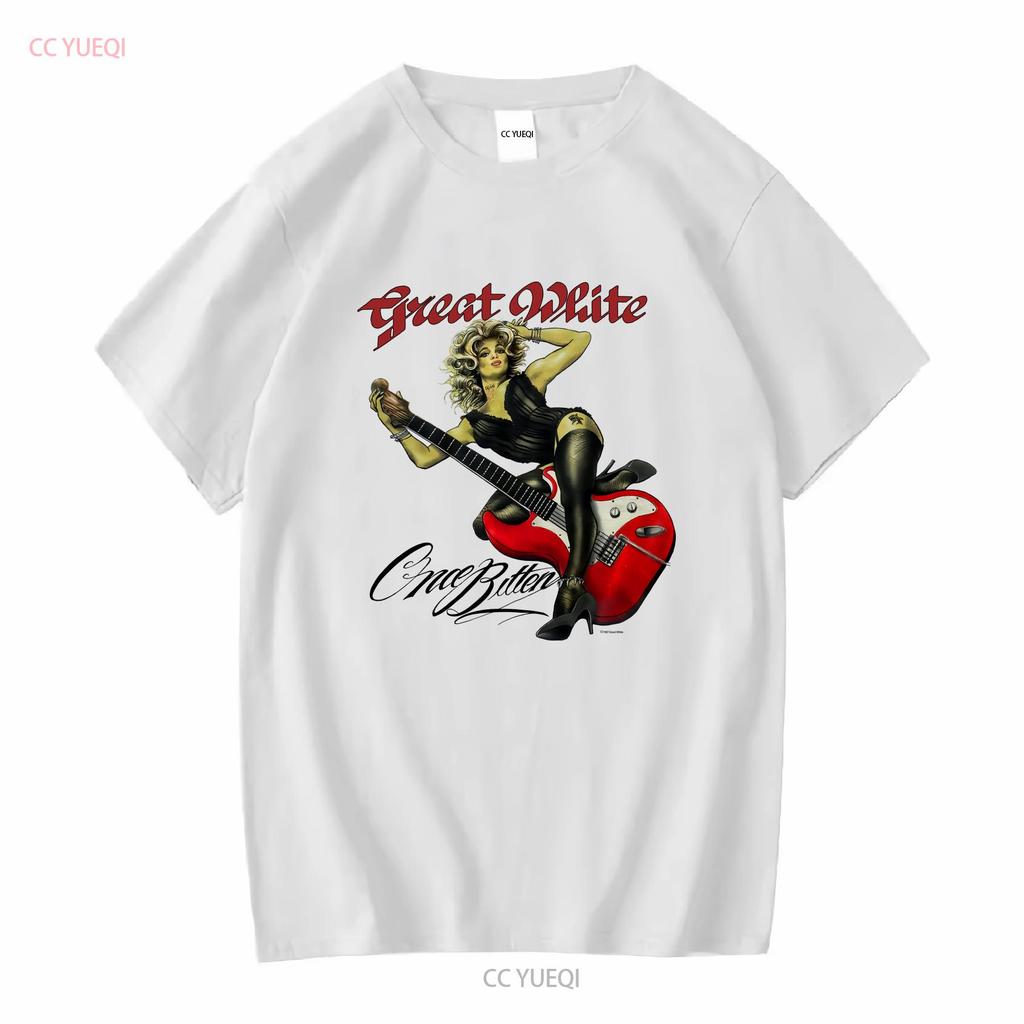 Great White We Love Our Fans Nothing Says Band Shirt Vintage Washed Comfortable Homme Graphic Slightly Soft