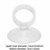 20PCS Set Durable Clear White Aquarium Suction Cup 2.2cm Tube Holder Water Pump Tube Holder 1.6cm Fish Tank Sucker Aquarium