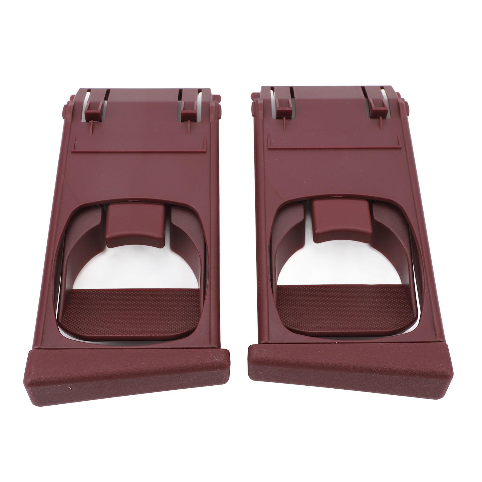 

2Pcs Dashboard Cup Holder 25042561‑TGK707 Versatile Stylish Look Dash Cup Holder for Hilux Vigo 2005 to 2015 Burgundy вино красного