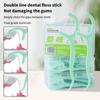 Double Line Dental Floss Mint Disposable Bow Design Portable Oral Cleaning Toothpick Floss Pick Carry-On Adult Teeth Oral Care