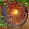 Unique Wooden Sign with Exploring The Sunrise From The Cave Pattern, Round Artwork for Front Door Wall Hanging Decor, Ideal Home Decoration
