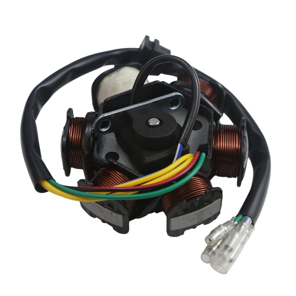 Motorcycle Ignition Stator Magneto Coil Modified For 139QMB 147QMD 152QMI 157QMJ GY6 49cc 50cc 110cc 125cc 150cc Scooter Moped