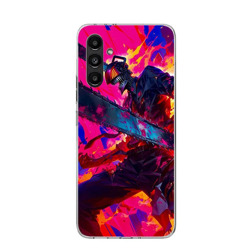 C-Chainsaw Mans Denji Phone Case For Samsung Galaxy A17 A16 A14 A15 A13 A57 A56 A54 A55 A53 A37 A36 A34 A35 A33 A26 A24 A25 A23