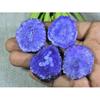275Cts. Dyed Solar Durzy Agate 4Pcs Crystal Loose Gemstone Lot 30X35-32X38MM A-218