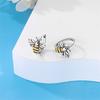 Pendientes de Plata de Ley 925 para Mujer con Diseño de Mariquita, Mariposa, Libélula y Flor de Iris Adecuados para Bodas y Fiestas Joyería Exquisita