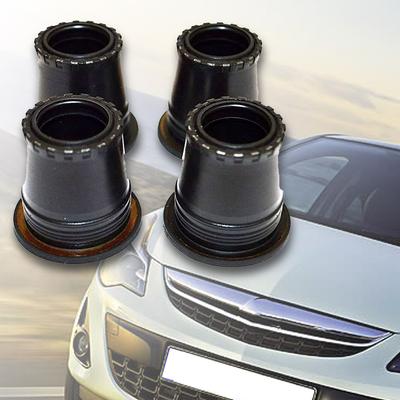 4 Stuks Bovenste Verstuiverafdichting Kleppendeksel Auto Brandstof Diesel Verstuiver Bovenste Afdichting Vervangen 97376304 voor Astra H MK5 MK6 Corsa Mokka