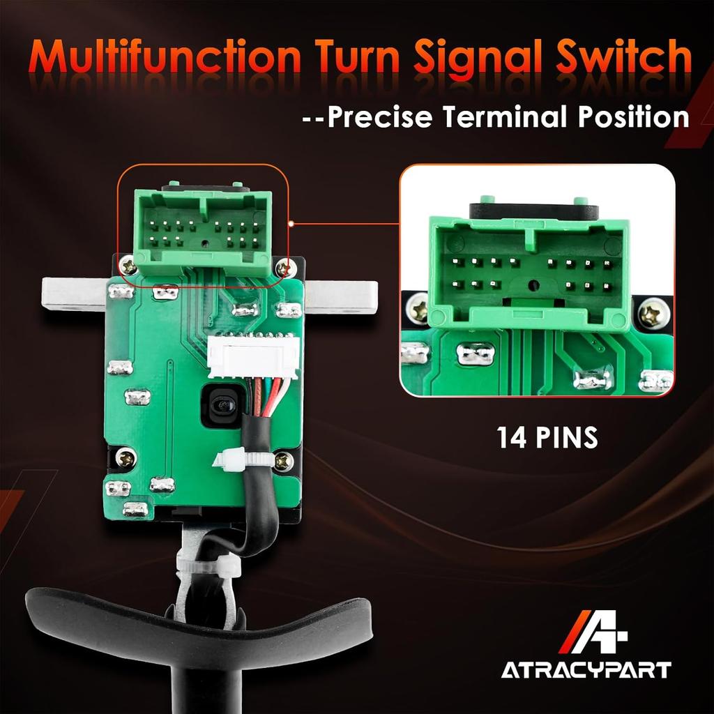 Multifunction Turn Signal Switch Windshield Wiper Lever, Compatible With 2008-UP Freightliner Cascadia, Replaces# A06-52311-000, A0652311000,
