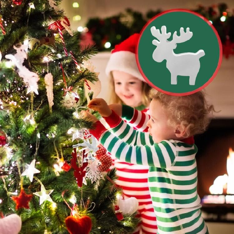 Christmas Elk Figurine Concrete Cement Silicone Molds for Home Decoration Silicone Epoxy Resin Mould