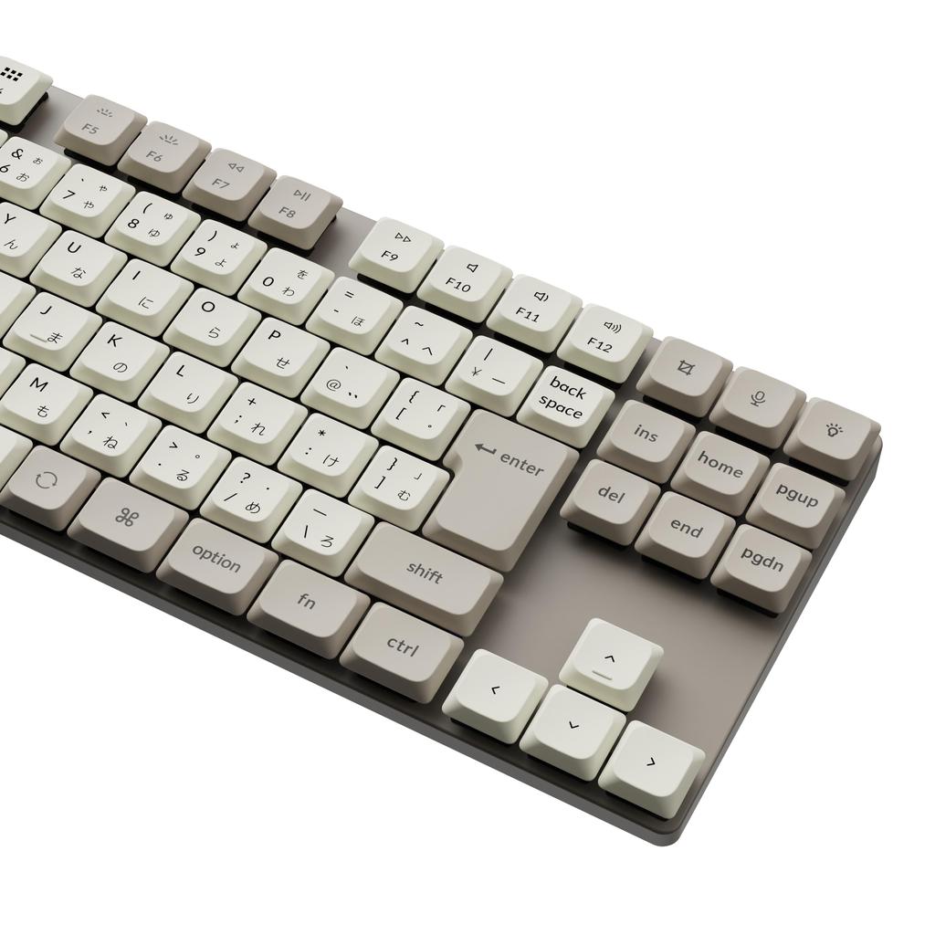 K1 Max Retro Color QMK Wireless Custom Mechanical Bluetooth Wireless and Wired LED Profile Gateron Windows Compatible Profile Gateron Mechanical