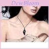 Fashionable Couples Jewelry Crystal Necklaces Unisex Classic Waterdrop Pendant