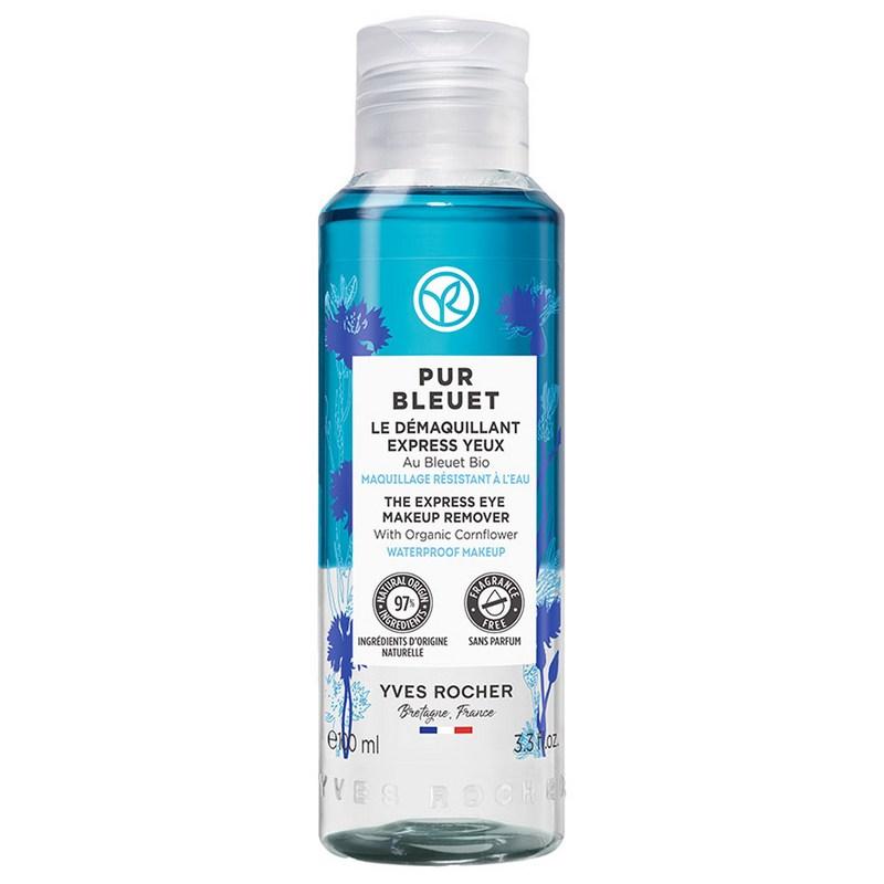 Yves Rocher Pure Bleu Express Makeup Remover, 100ml, 1 Pcs