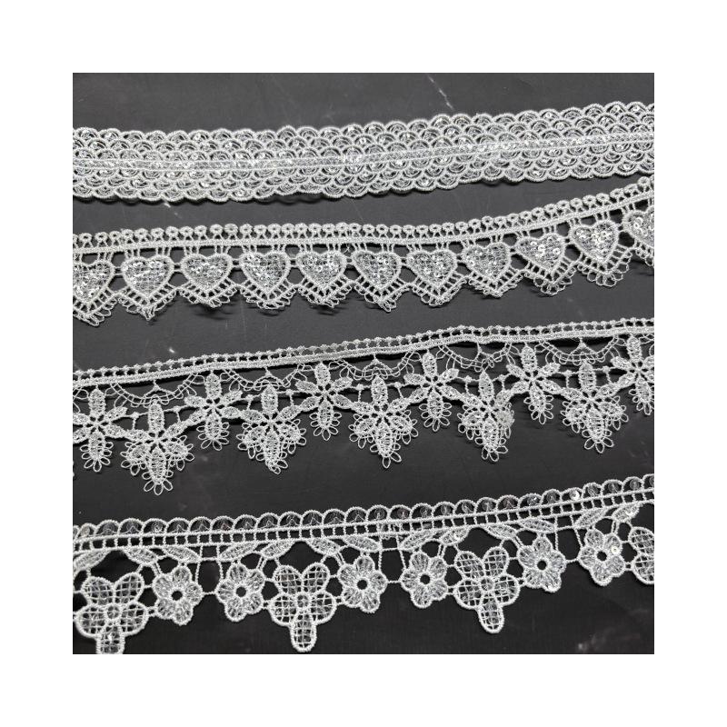 Clothing Accessories Home Women'S Underwear Lolita Ribbon Accessories Hollow Polyester Embroidery Lace Bead Lace