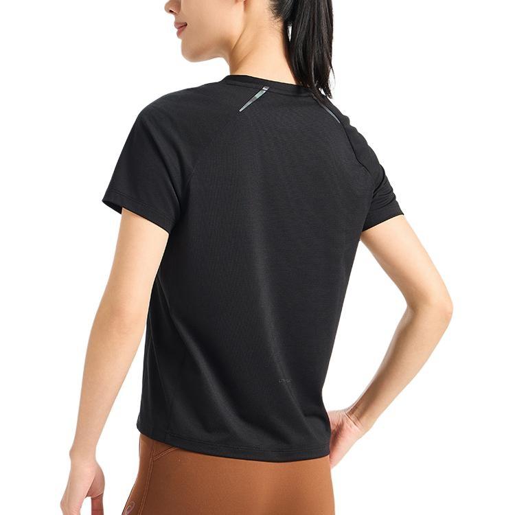 (WMNS) ASICS LITE-SHOW Short Sleeved Running Top Asia Sizing 'Performance Black' Women's 2012D050-001