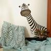 3D Cute Zebra Wall Sticker Waterproof Removable Self-Adhesive for Living Room Bedroom Home Decor