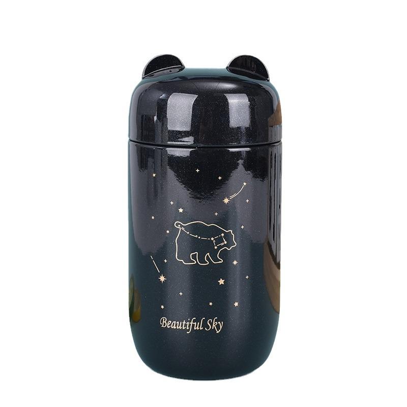 

Starry Sky Mini Egg-Shaped 304 Stainless Steel Double-Layer Vacuum Insulated Cup - Portable and Cute for Couples 200ml