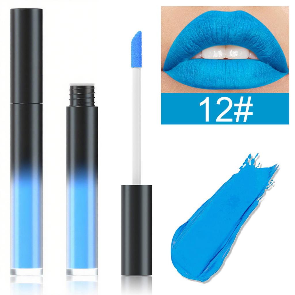 1-delige fluweelmatte lippenstift Rijk gekleurd Lichtgewicht Comfortabel om te dragen Niet-uitdrogende lipgloss Levendige tinten voor dagelijks gebruik of Halloween