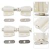 Single Magnetic Latch Touch Latch 4Pcs Bathroom Black/beige Cabinet Doors Cupboard Doors For Wardrobes Pressure