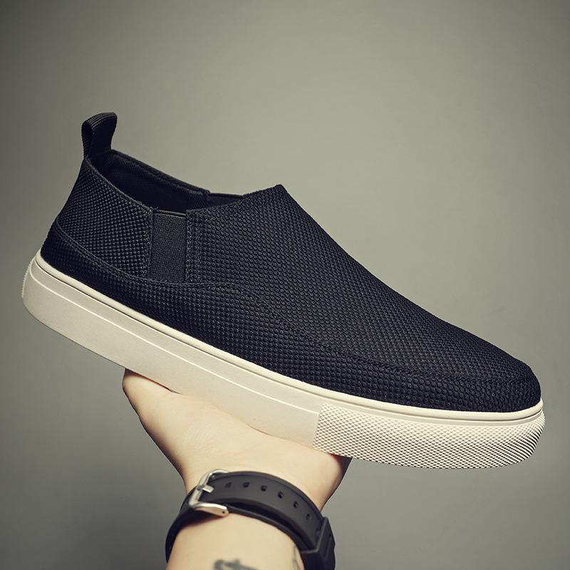 

****** и летние парусиновые туфли мужские ленивые повседневные туфли на одной педали с дерьмовой подошвой для вождения мужские туфли тонкие дышащие старые ******* тканевые туфли 44