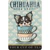 Vintage Tin Wall Art Funny Dog Metal Sign Retro Kitchen Decor Pub Bar