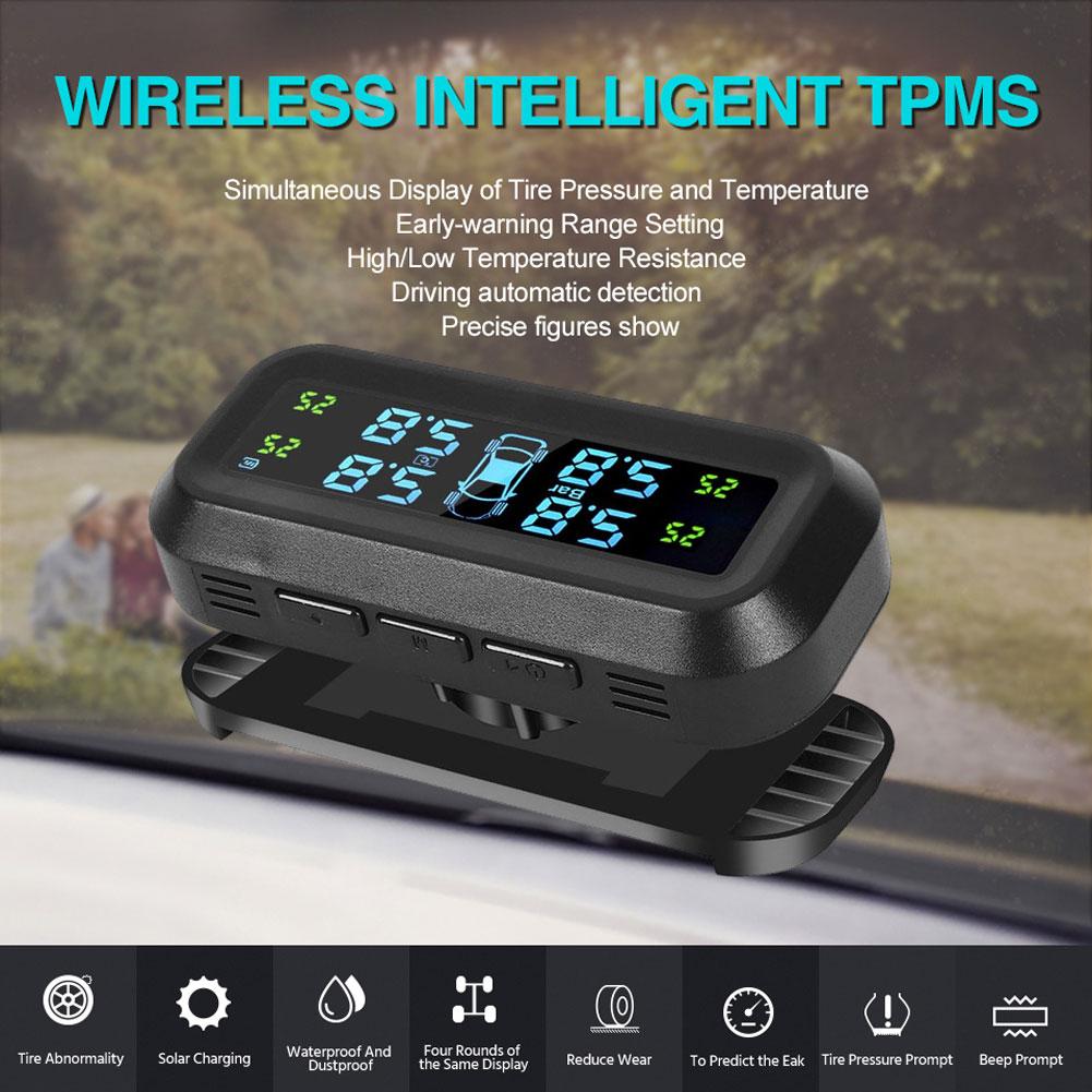 Car Tire Pressure Monitoring System Digital Security Alarm System Intelligent Tire Pressure Alarm System for Vehicle Accessories