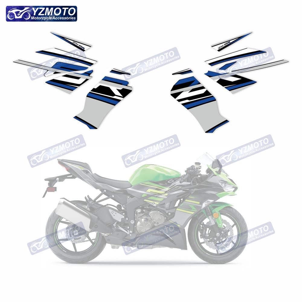 For ZX-6R ZX6R ZX 6R 636 2019 2020 2021 2022 2023 Motorcycle Full Fairing Sticker Reflective Decal Decorative Stickers Kit