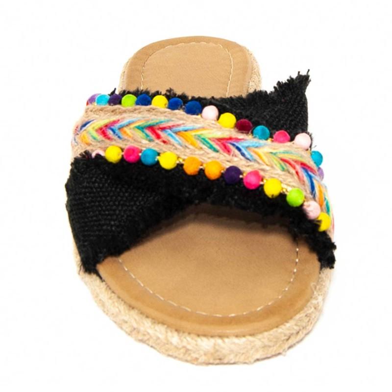 Sandalia Plana Para Mujer. Montevita Indiplasa2 105003