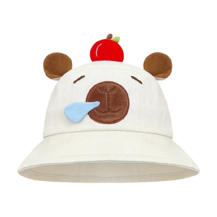 Capybara Embroidery Couple Hat Stylish Streetwear Hat Versatiles Portable Hat Engaging in Leisure Activity