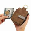 Zipper Cards Solt Purse Ring Holder Vintage Leather Wallet Case for Samsung Galaxy Z Flip 7 FE 6 5 4 5G Flip5 Bag Stand Cover