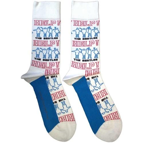 The Beatles Unisex Adult Help! Outlines Repeat Socks