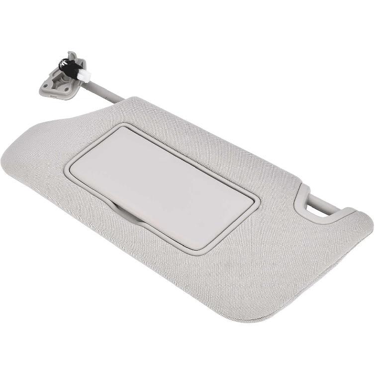 Nakuuly Left Driver Side Sun Visor Gray With Light, Without Sunroof Compatible With Nissan Altima 2013 2014 2015 2016 2017 2018 Replaces #