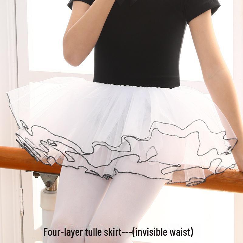 New Children's Tutu Skirt: Ballet Dance Mesh Tutu for Performances & Princess Dress-Up