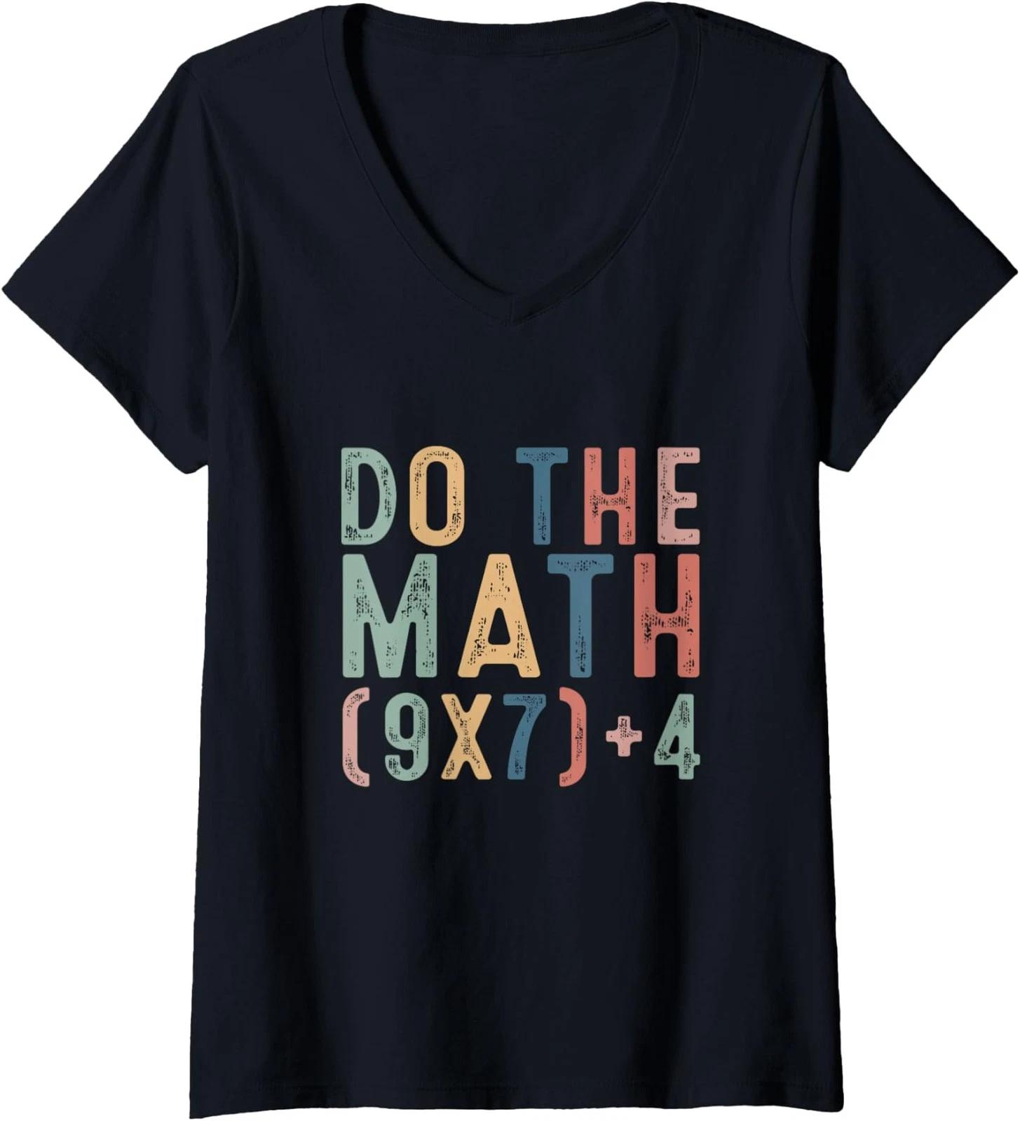 Happy School Math Equation 100th Day of School Ladies  V-Neck Tshirt M